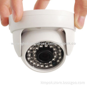 2.0-megapixel P2P IP Dome Camera with realtime H.264 dual-stream encoding, night visionNew